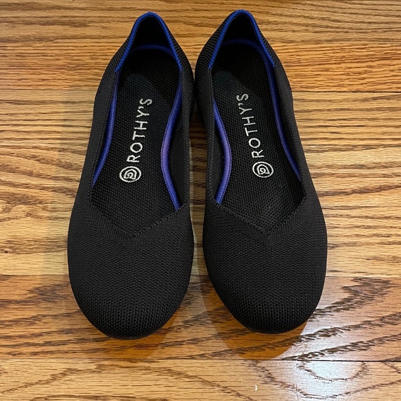 Rothy's Shoes - Rothys black ballet flats, round toe, size 8